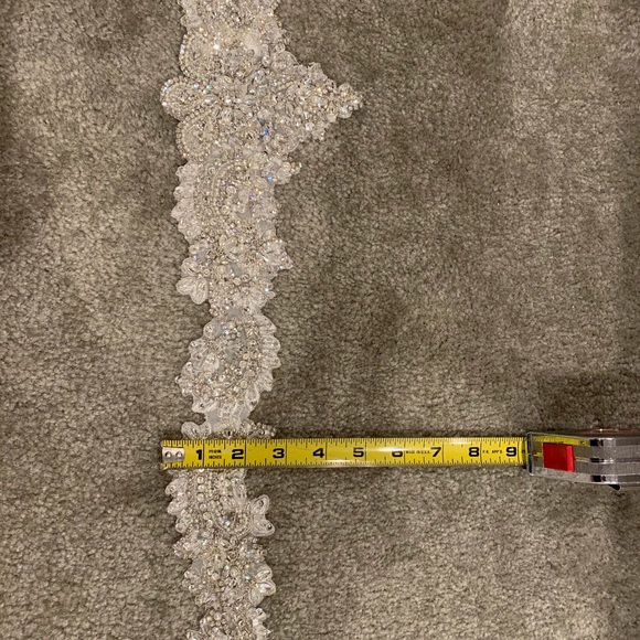 Allure bridal sash main image 7
